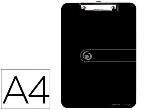 Porta notas herlitz com mola formato din a4 preto opaco , Herlitz , 69911 , 4008110432700